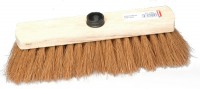 Balai Coco bois avec douille - BROSSERIE THOMAS - 29cm