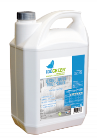 Lessive liquide tous textiles - IDEGREEN - 5L - Ecolabel