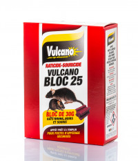 Raticides VULCANO blocs 30g boite 240g-ORCAD-