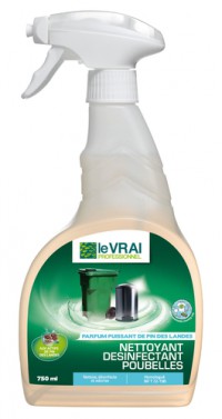 Nettoyant désinfectant poubelles - LE VRAI Professionnel - 750ml