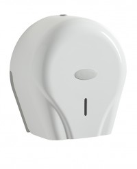 Distributeur papier hygiènique Mini Jumbo - ROSSIGNOL - ABS Blanc
