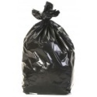 Sac Poubelle 100L Noir - NF liens coulissants - 34 microns x 100 Sacs -  Delaisy Kargo