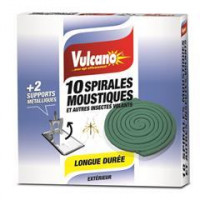 Insecticides VULCANO Spirales Citronnelle Anti-Moustiques-ORCAD-