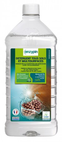 Détergent tous sols & multi-surfaces ENZYPIN - LE VRAI Professionnel - 1L - Ecolabel