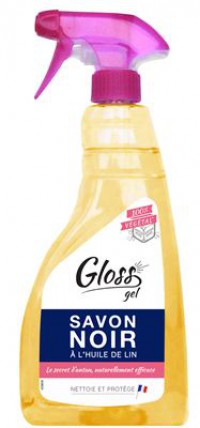 Gloss gel savoir noir à l'huile de lin 750ml DESAMAIS