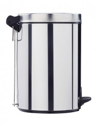 Poubelle 14L SANELIA INOX SEAU ANTI-BACTERIEN