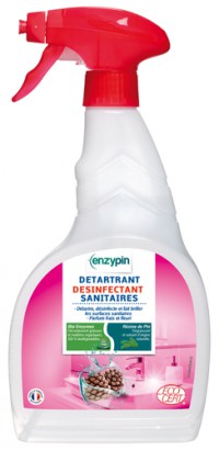 Détergent détartrant désinfectant sanitaires pae 750ML ENZYPIN