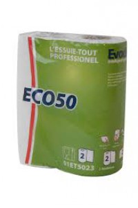Essuie-tout blanc 50f  type Sopalin - 32 unités