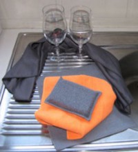 Kit cuisine metalik-tr luxe orange eponge grat.