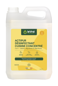 Dégraissant désinfectant concentré ENZYPIN - LE VRAI Professionnel - 5L - Ecocert