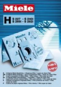 Sac aspirateur type h miele