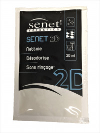 Détergent Désodorisant SENET 2D - Carton de 250 dosettes de 20ml