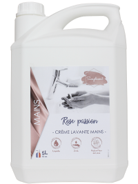 Crème mains lavante ROSE PASSION - SIMPLEMENT - 5L (ex crème mains douces DERMA ST - ORLAV)