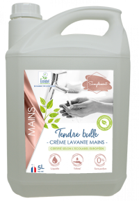 Crème Mains écolabel Tendre Bulle - 6 x 1L Poche semi rigide - HYDRACHIM