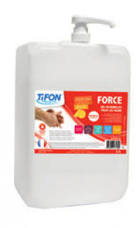 Gel Nettoyant Mains FORCE - Microbilles Minérales 4.5L - TIFON