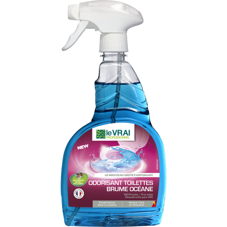 Odorisant toilettes BRUME OCÉANE - LE VRAI Professionnel - 750mL