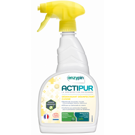 Dégraissant désinfectant cuisine ACTIPUR ENZYPIN- 750ml