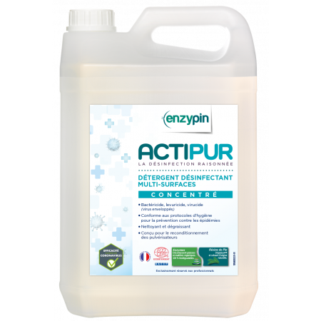 Désinfectant détergeant multisurfaces alimentaires concentré 5l-ACTIPUR