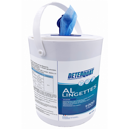  Lingettes DETERQUAT AL-seau de 1000-HYDRACHIM