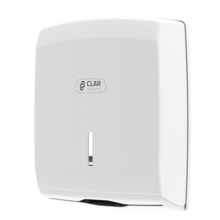 DISTRIBUTEUR DE SERVIETTE EN PAPIER DISP ZZ 600 I NOVA BLANC- CLAR SYSTEM