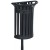 Corbeille tulipe fix. poteau - ROSSIGNOL - 35L